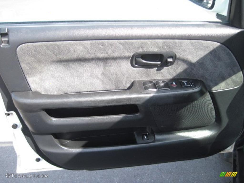 2003 CR-V EX 4WD - Taffeta White / Black photo #7