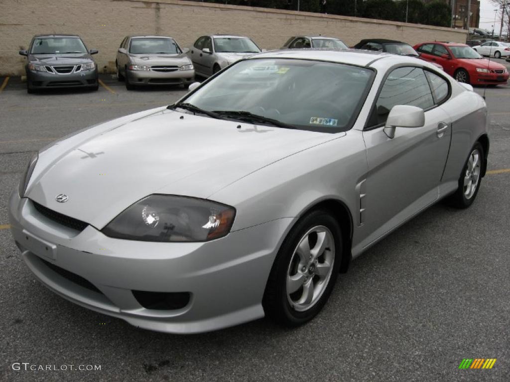 2005 Tiburon GS - Sterling Silver / Black photo #1