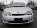 2003 Silver Saturn ION 3 Quad Coupe  photo #2