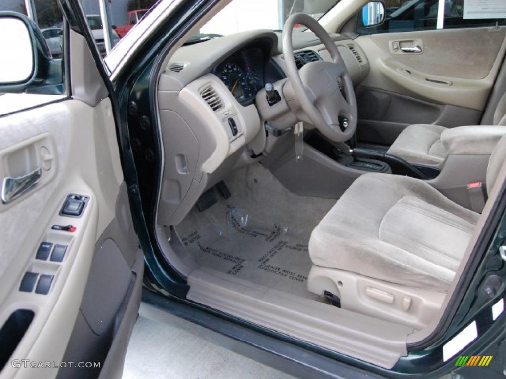 1999 Accord LX V6 Sedan - Dark Emerald Pearl / Ivory photo #16