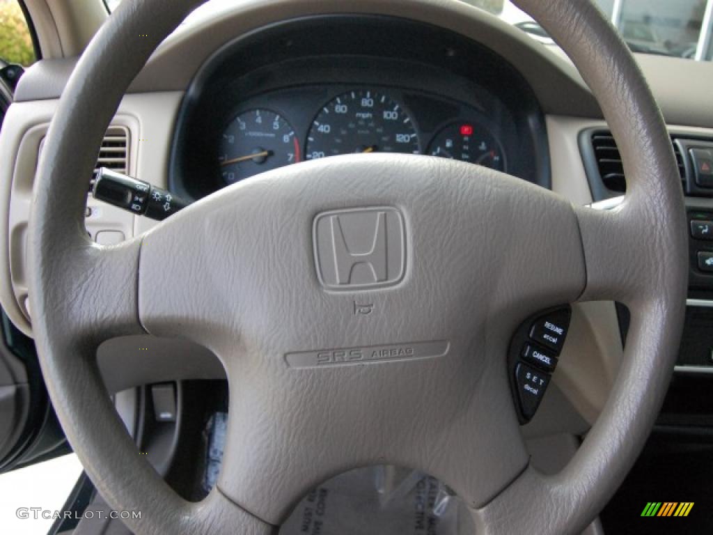 1999 Accord LX V6 Sedan - Dark Emerald Pearl / Ivory photo #20