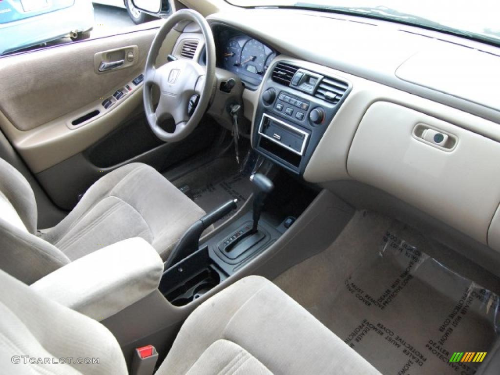 1999 Accord LX V6 Sedan - Dark Emerald Pearl / Ivory photo #23