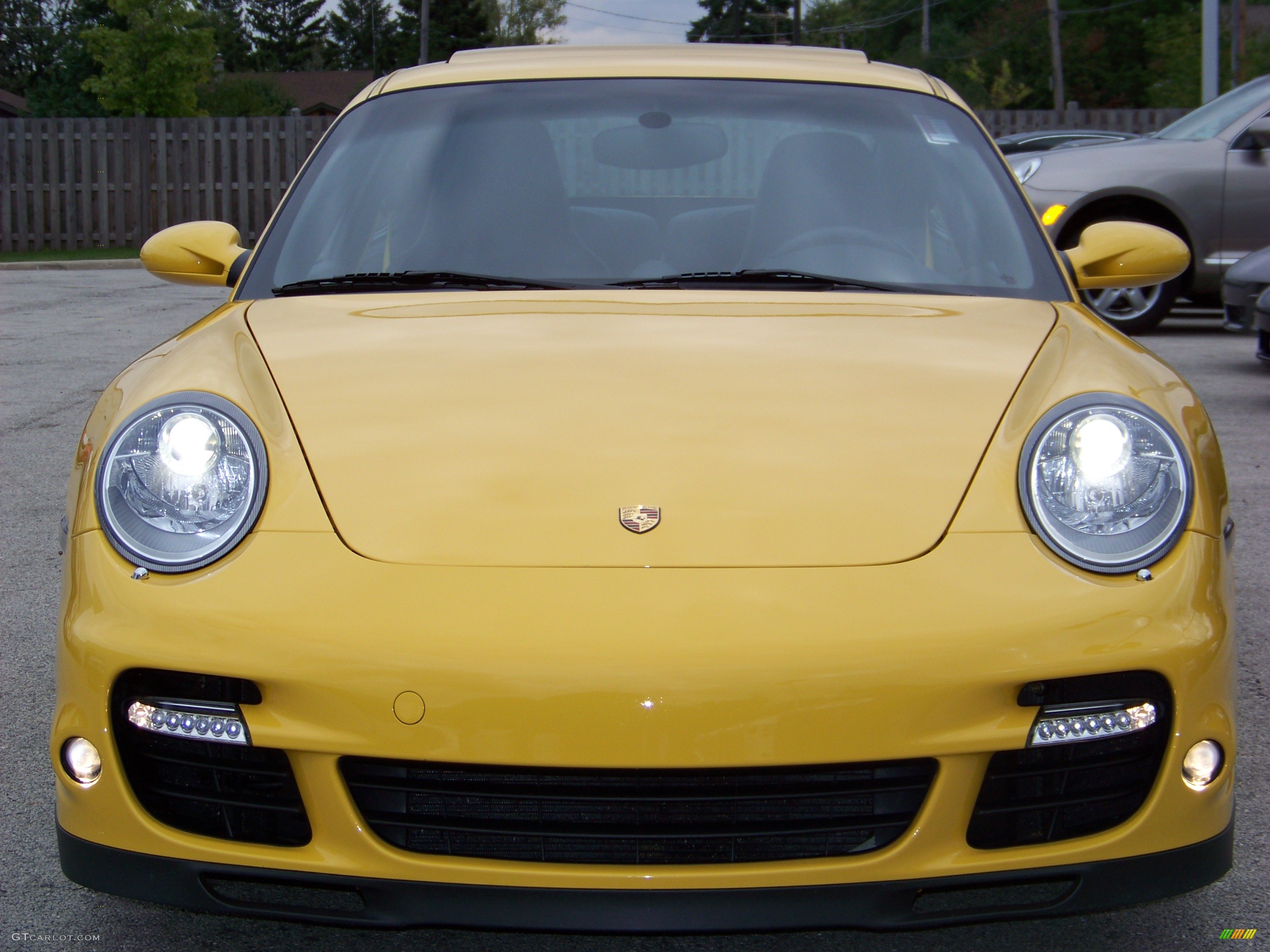 2007 911 Turbo Coupe - Speed Yellow / Black/Stone Grey photo #9