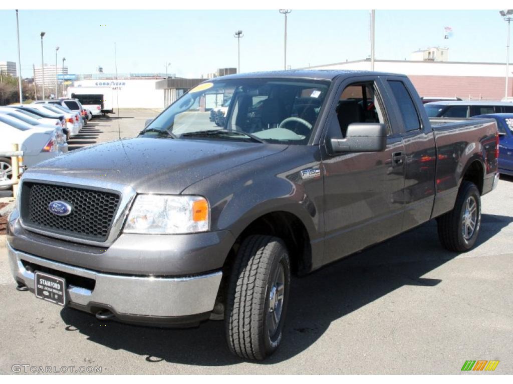 2007 F150 XLT SuperCab 4x4 - Dark Shadow Grey Metallic / Medium/Dark Flint photo #1