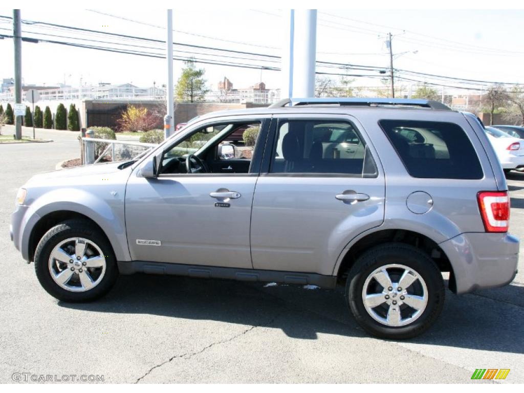 2008 Escape Limited 4WD - Tungsten Grey Metallic / Charcoal photo #11
