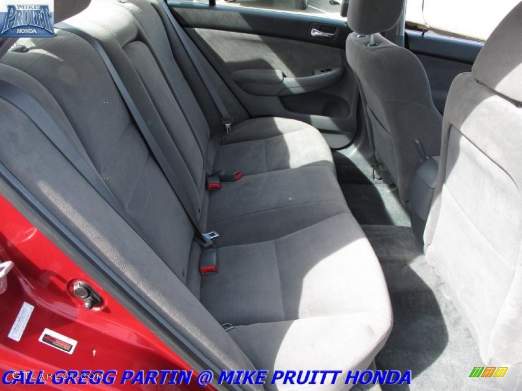 2007 Accord EX Sedan - Moroccan Red Pearl / Gray photo #14