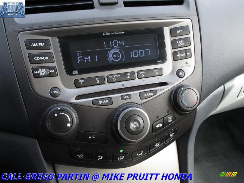 2007 Accord EX Sedan - Moroccan Red Pearl / Gray photo #21