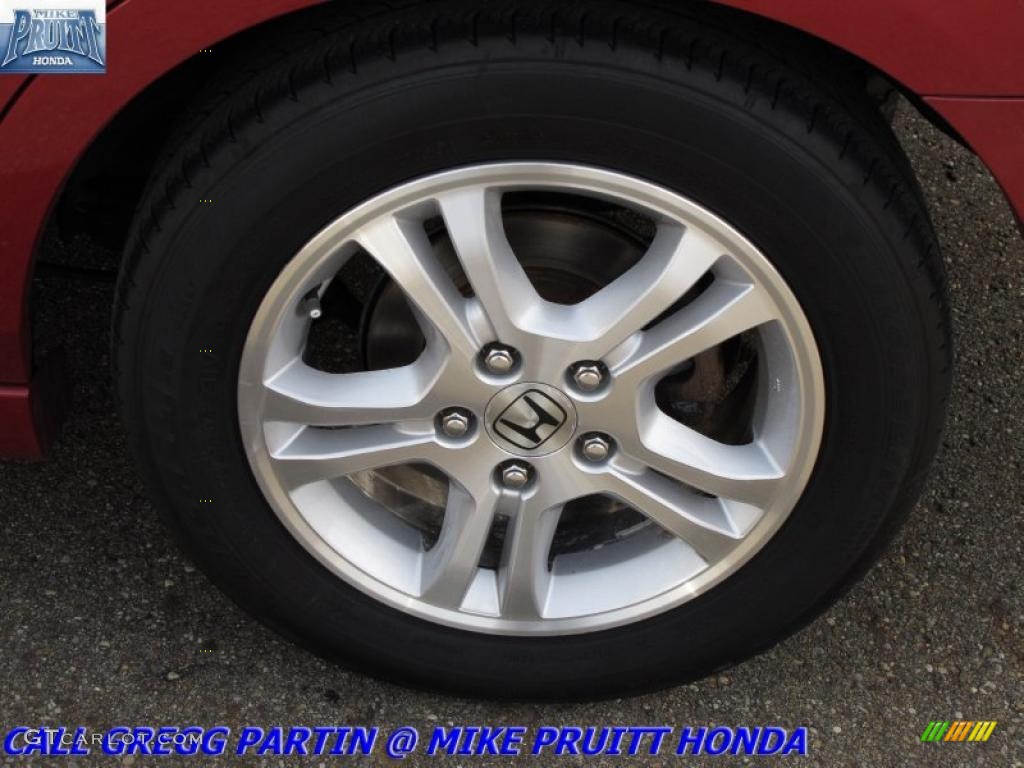 2007 Accord EX Sedan - Moroccan Red Pearl / Gray photo #26