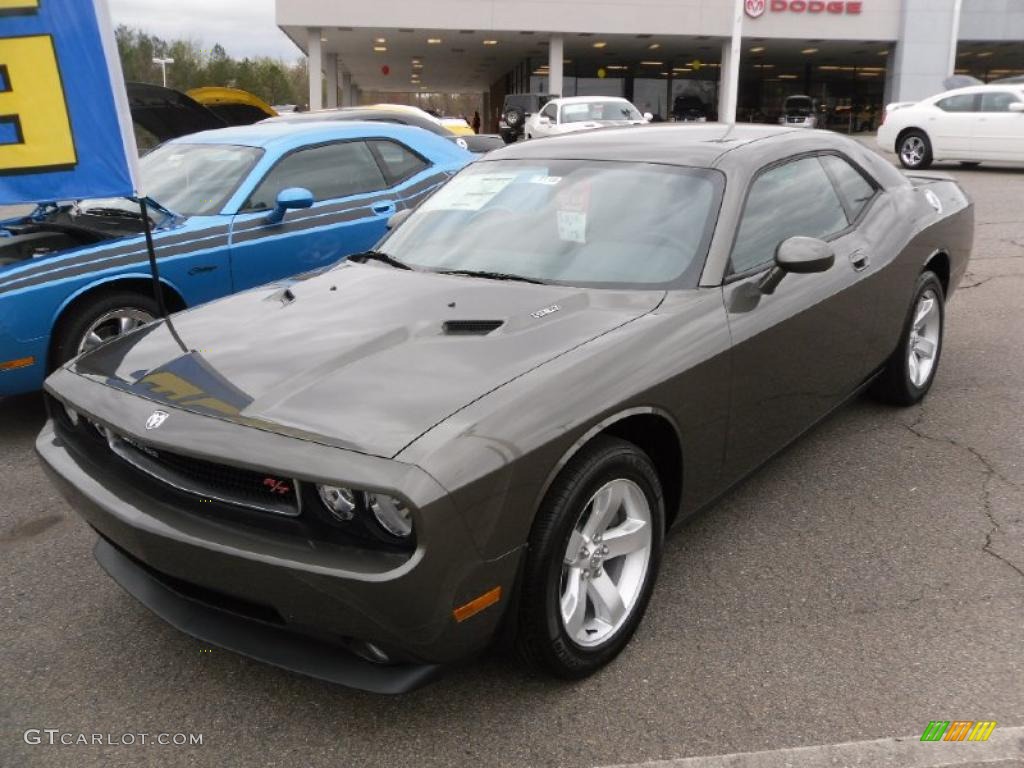 Dark Titanium Metallic Dodge Challenger