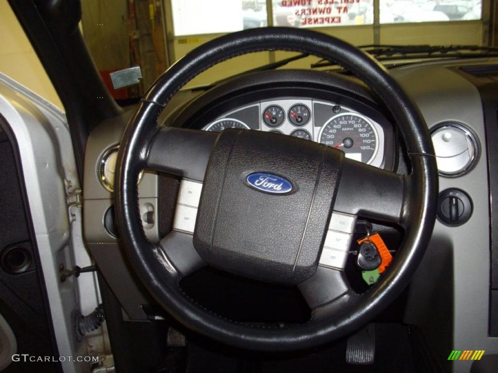 2004 F150 FX4 SuperCab 4x4 - Silver Metallic / Black/Medium Flint photo #15