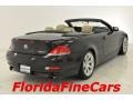 2006 Jet Black BMW 6 Series 650i Convertible  photo #2