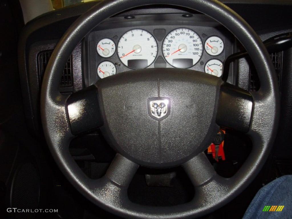 2004 Ram 1500 ST Regular Cab - Bright Silver Metallic / Dark Slate Gray photo #11