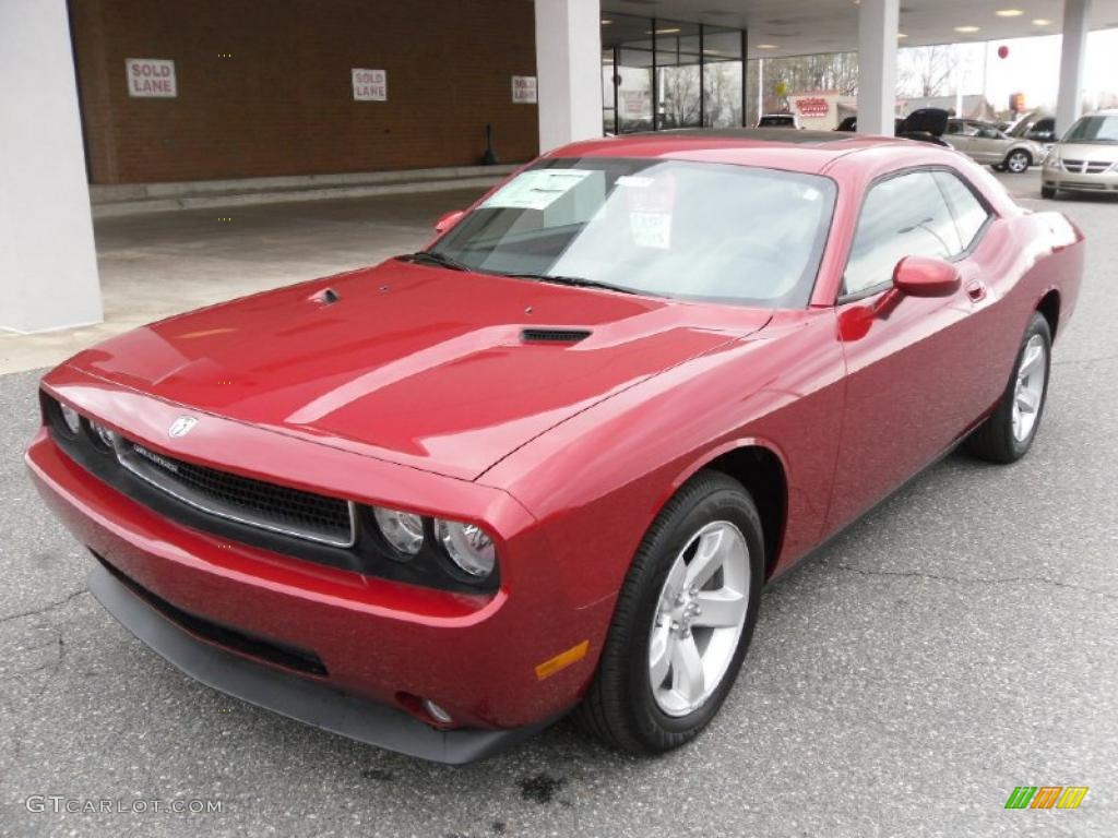 2010 Inferno Red Crystal Pearl Dodge Challenger Se 27626069