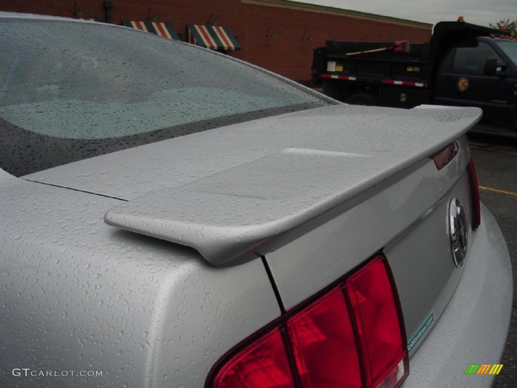 2008 Mustang V6 Deluxe Coupe - Brilliant Silver Metallic / Light Graphite photo #12