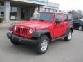 Flame Red - Wrangler Unlimited Rubicon 4x4 Photo No. 2