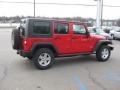 Flame Red - Wrangler Unlimited Rubicon 4x4 Photo No. 6