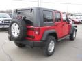 Flame Red - Wrangler Unlimited Rubicon 4x4 Photo No. 7