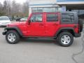Flame Red - Wrangler Unlimited Rubicon 4x4 Photo No. 10