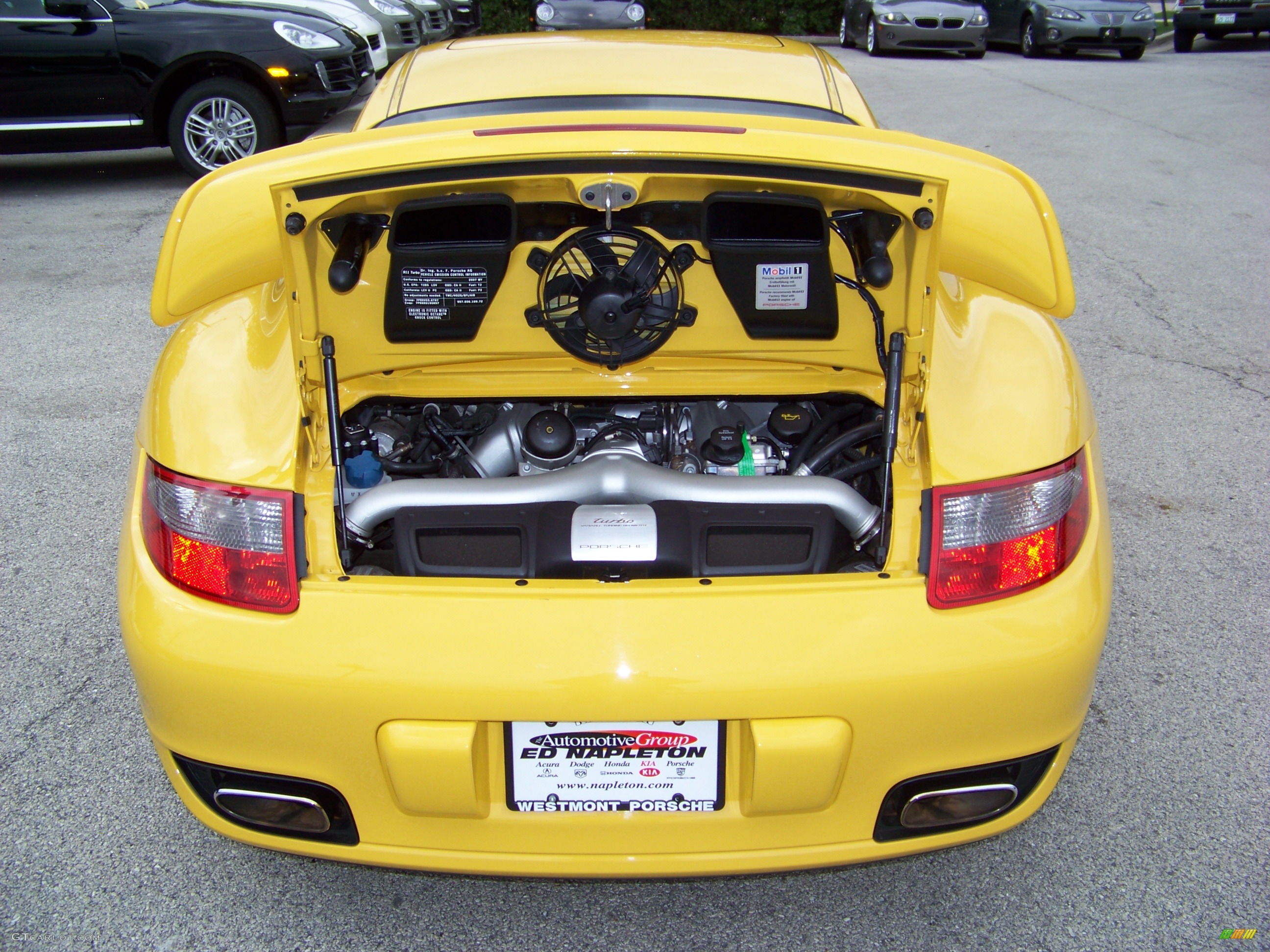 2007 911 Turbo Coupe - Speed Yellow / Black/Stone Grey photo #25