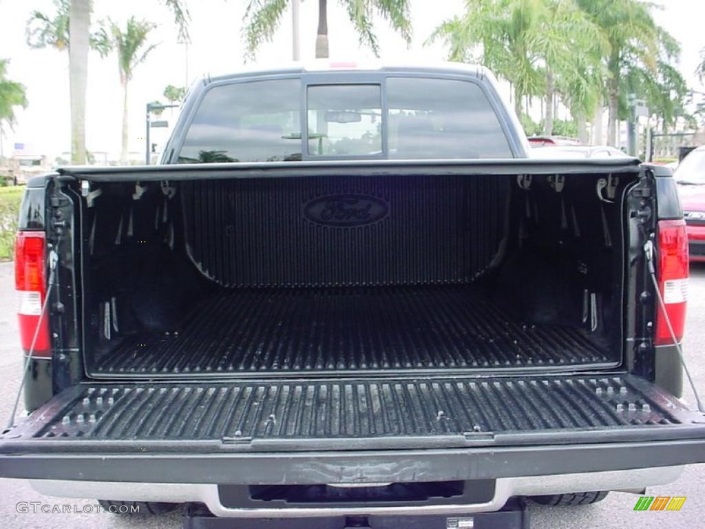 2006 F150 Lariat SuperCrew - Black / Black photo #5
