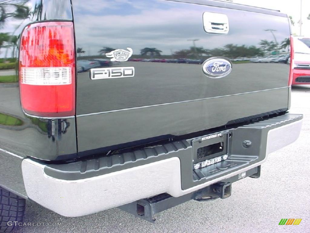 2006 F150 Lariat SuperCrew - Black / Black photo #6