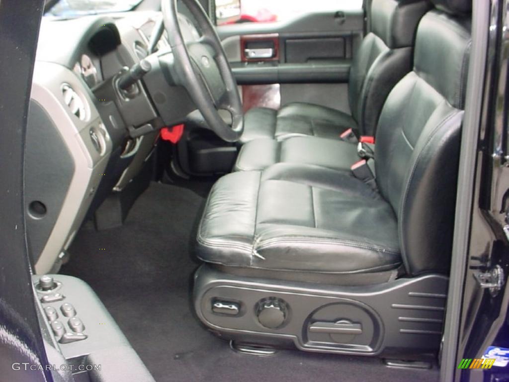 2006 F150 Lariat SuperCrew - Black / Black photo #12