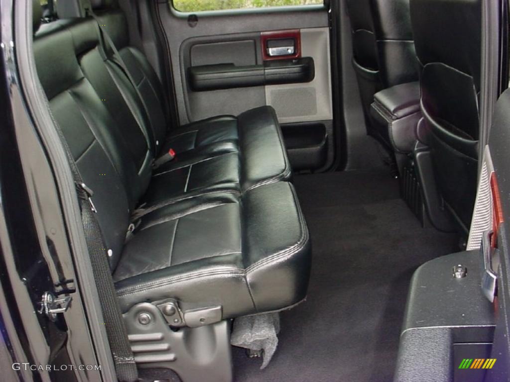 2006 F150 Lariat SuperCrew - Black / Black photo #16