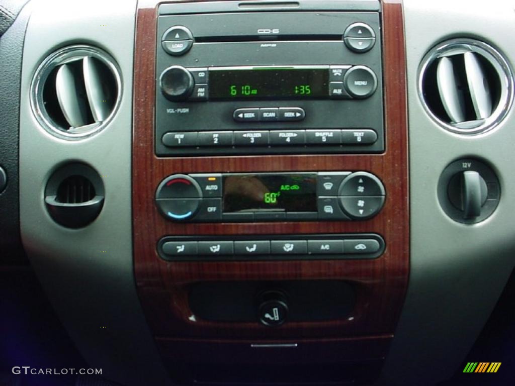 2006 F150 Lariat SuperCrew - Black / Black photo #17