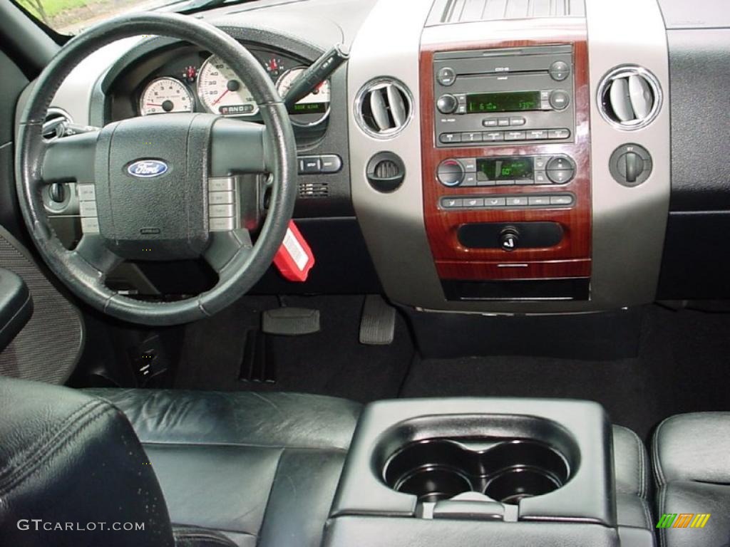 2006 F150 Lariat SuperCrew - Black / Black photo #19
