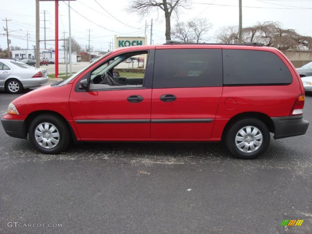 2001 Windstar LX - Bright Red Metallic / Medium Graphite photo #3