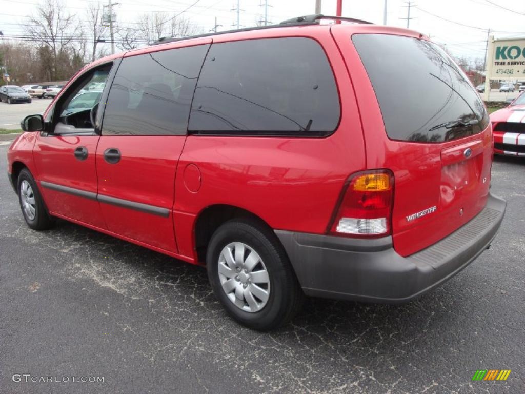 2001 Windstar LX - Bright Red Metallic / Medium Graphite photo #4