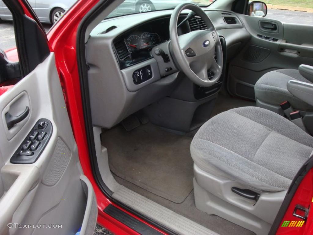 2001 Windstar LX - Bright Red Metallic / Medium Graphite photo #14