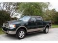 2004 Aspen Green Metallic Ford F150 Lariat SuperCrew 4x4  photo #2