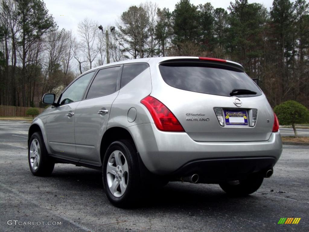 2005 Murano S - Sheer Silver Metallic / Charcoal photo #3