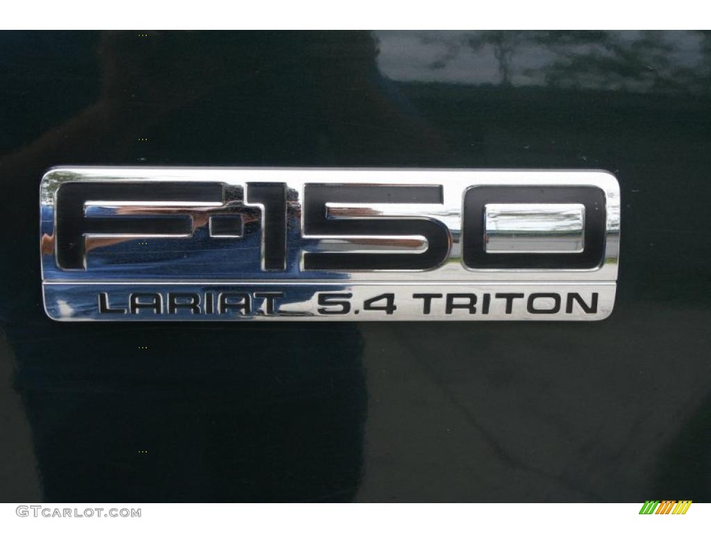 2004 F150 Lariat SuperCrew 4x4 - Aspen Green Metallic / Tan photo #25
