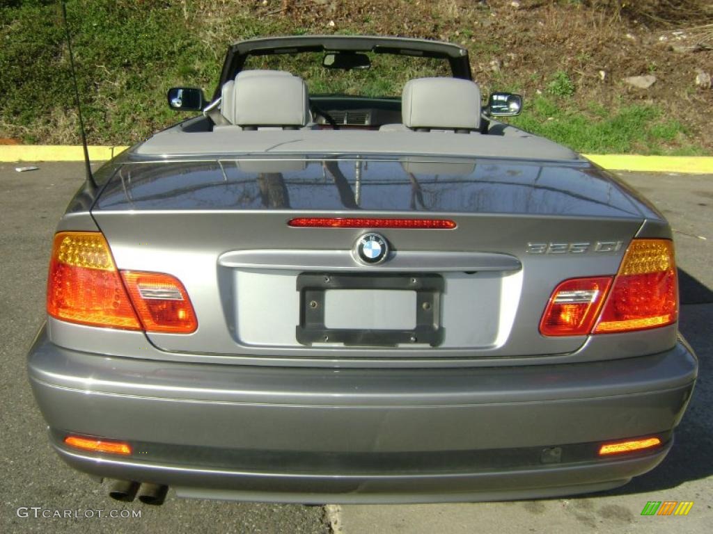 2004 3 Series 325i Convertible - Silver Grey Metallic / Grey photo #5