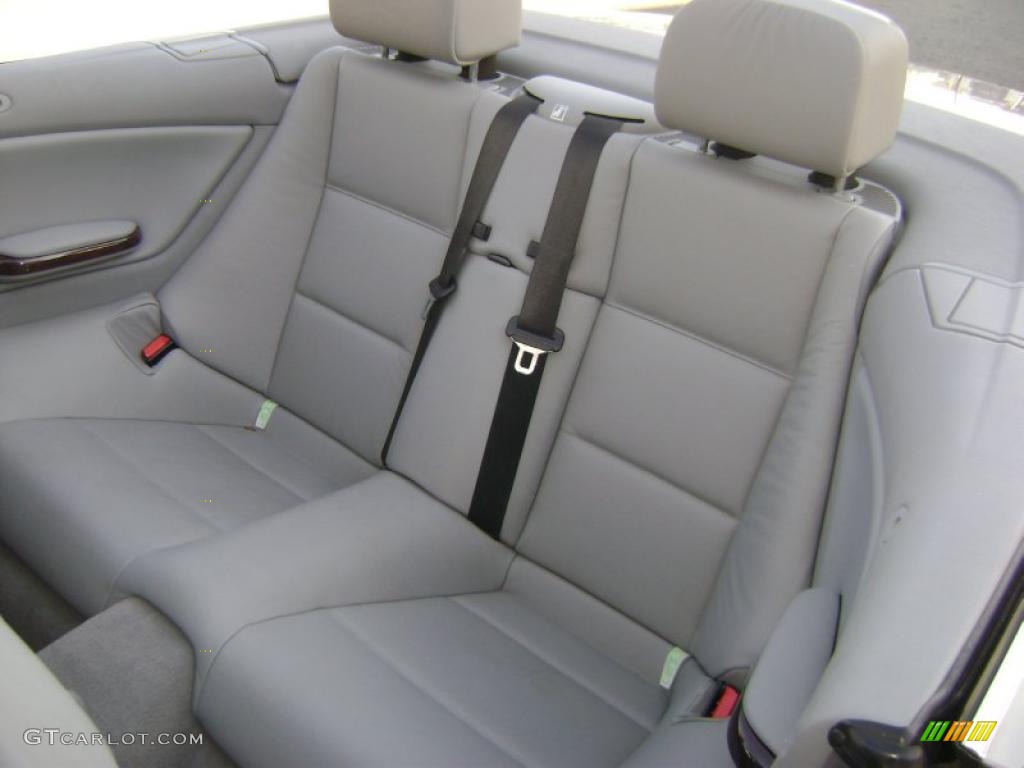 2004 3 Series 325i Convertible - Silver Grey Metallic / Grey photo #10
