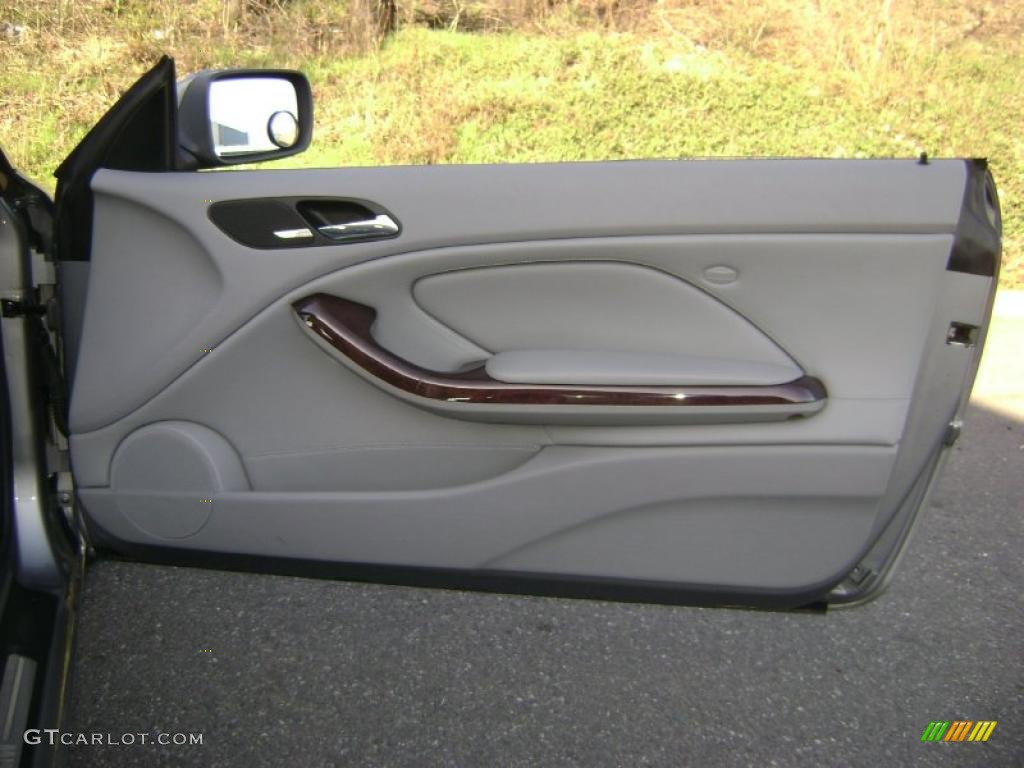 2004 3 Series 325i Convertible - Silver Grey Metallic / Grey photo #16