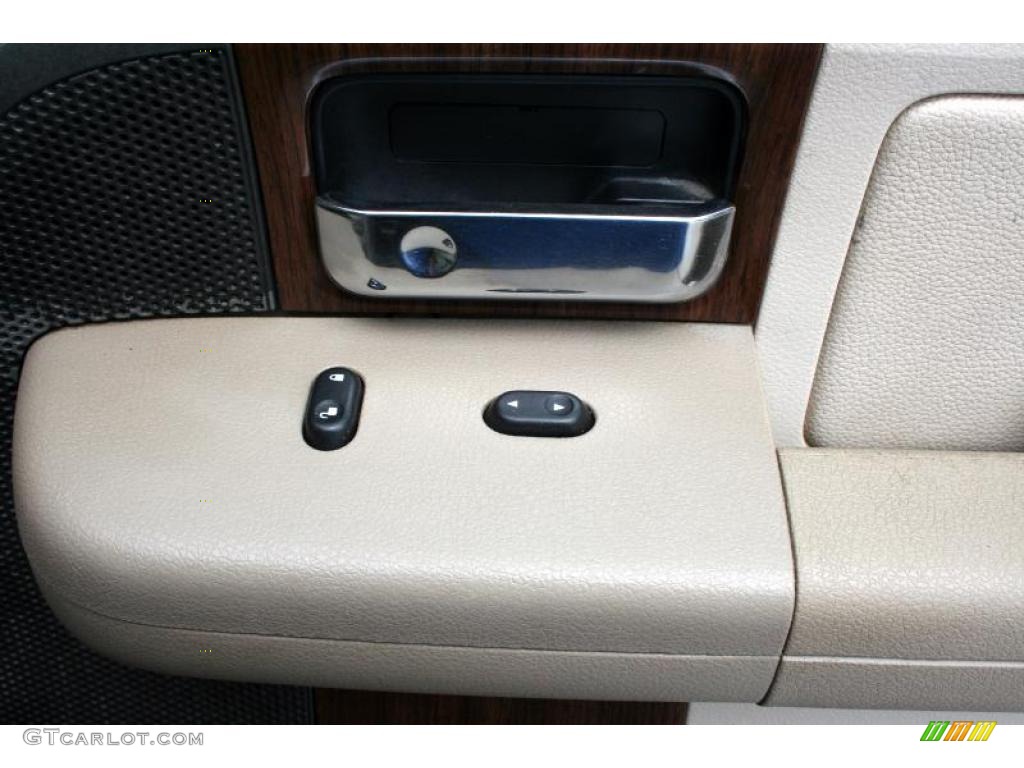 2004 F150 Lariat SuperCrew 4x4 - Aspen Green Metallic / Tan photo #84