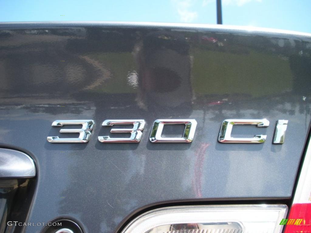 2003 3 Series 330i Coupe - Steel Grey Metallic / Grey photo #9