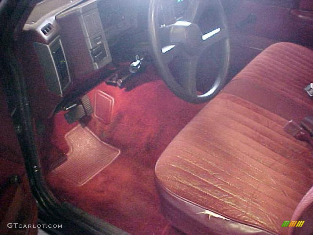 1992 S10 Regular Cab - Midnight Black / Red photo #21