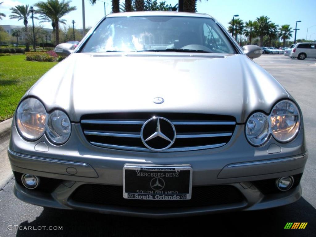2006 CLK 500 Coupe - Pewter Metallic / Black photo #3