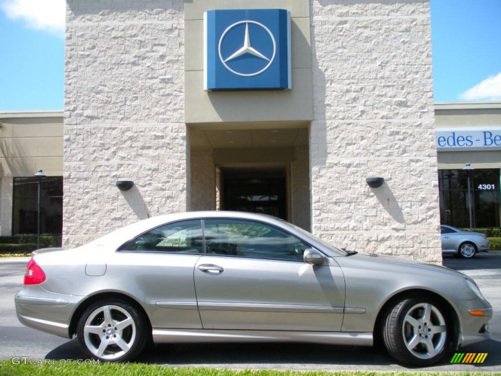 2006 CLK 500 Coupe - Pewter Metallic / Black photo #5