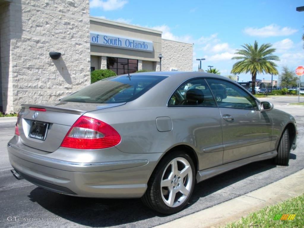 2006 CLK 500 Coupe - Pewter Metallic / Black photo #6