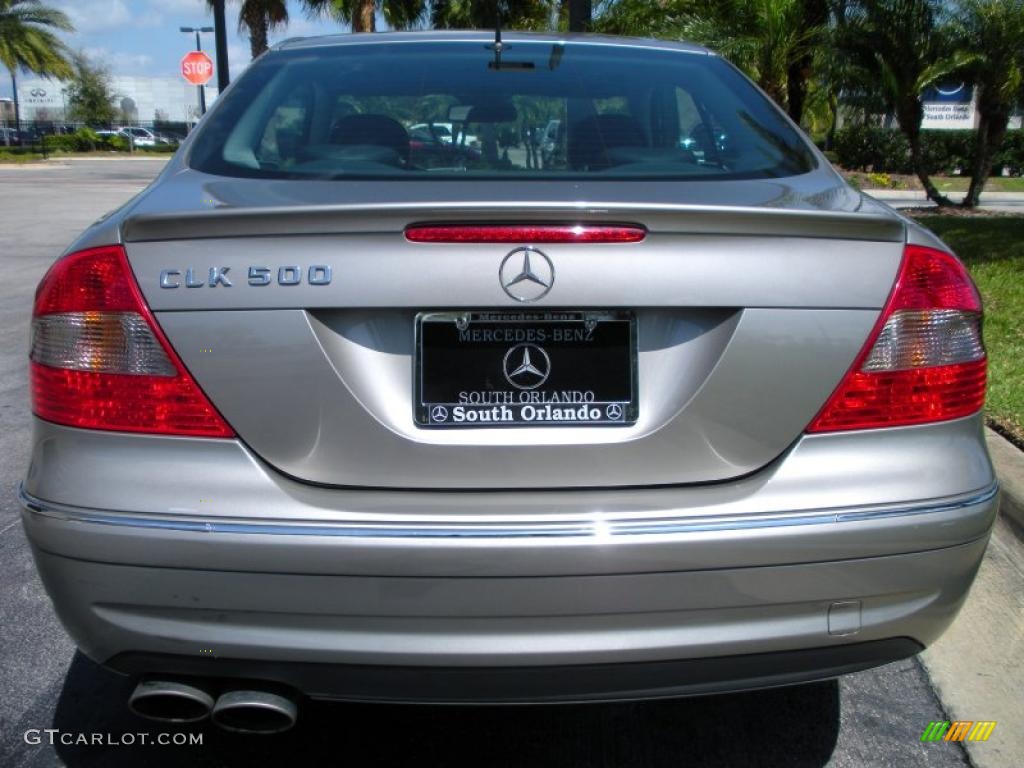 2006 CLK 500 Coupe - Pewter Metallic / Black photo #7