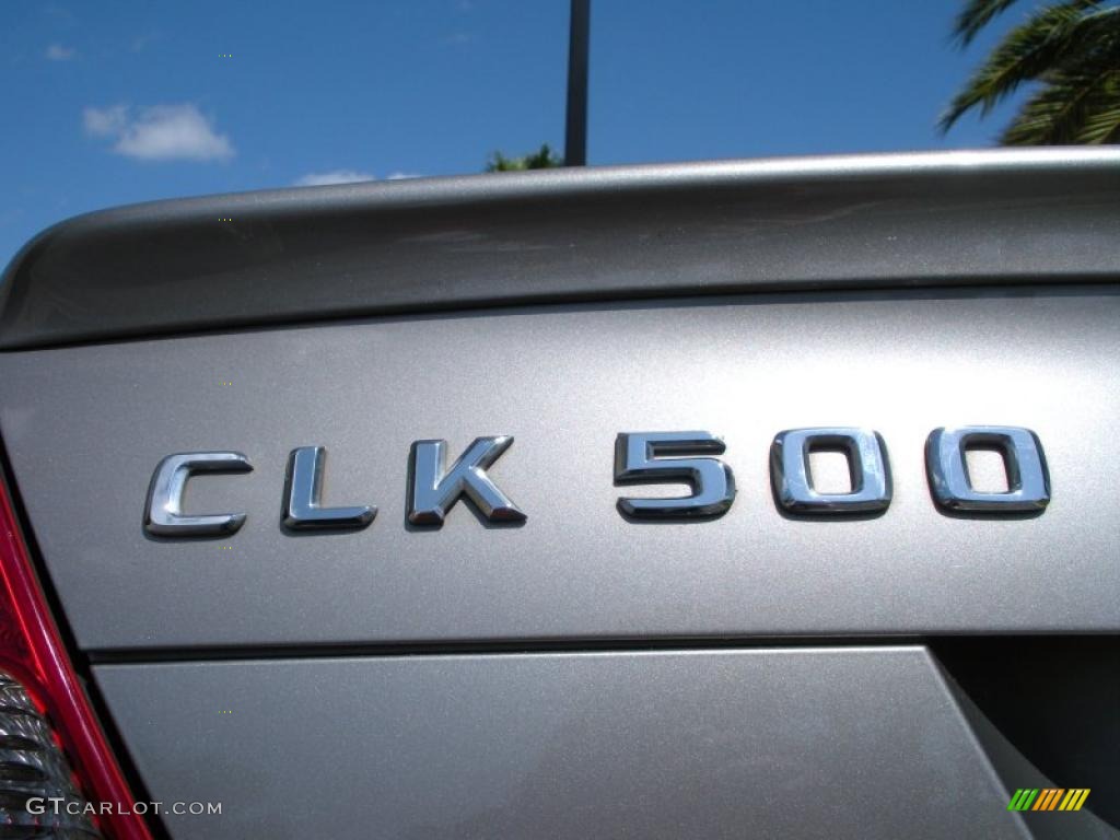 2006 CLK 500 Coupe - Pewter Metallic / Black photo #9