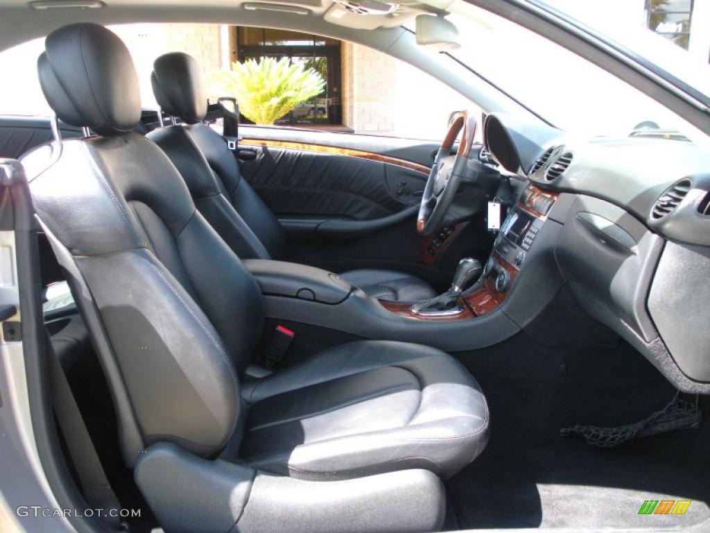 2006 CLK 500 Coupe - Pewter Metallic / Black photo #14