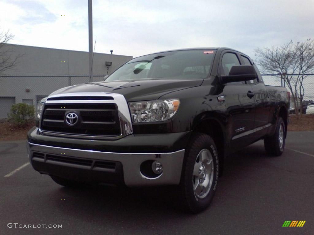 2010 Tundra TRD Double Cab 4x4 - Spruce Green Mica / Black photo #1