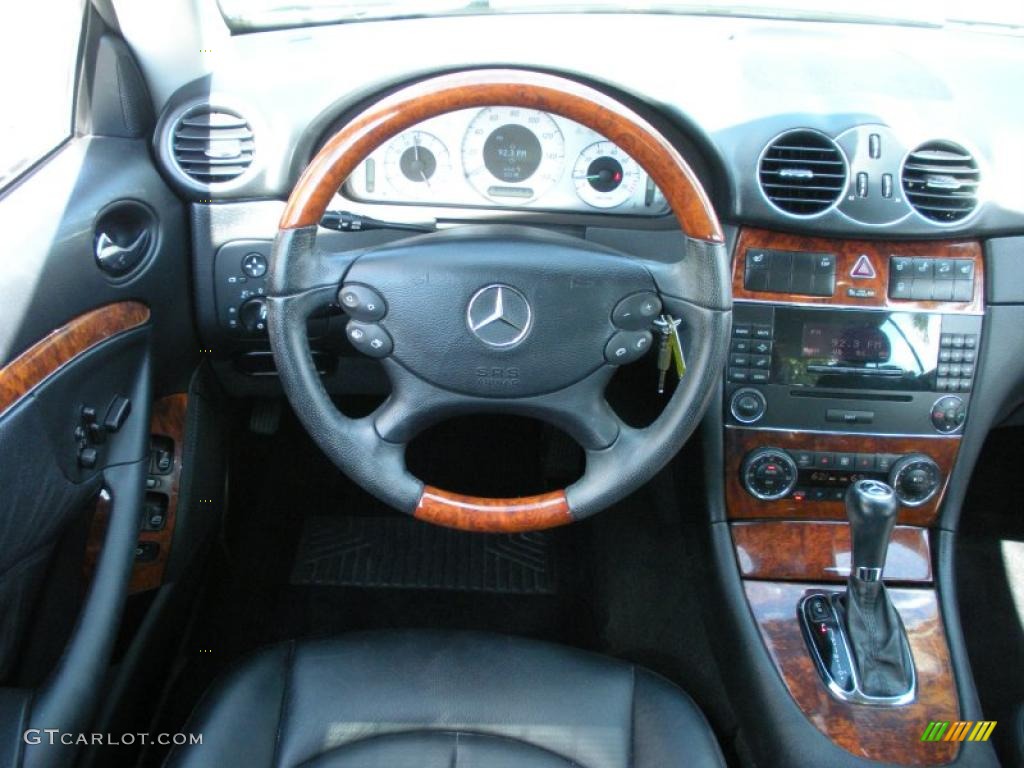 2006 CLK 500 Coupe - Pewter Metallic / Black photo #18