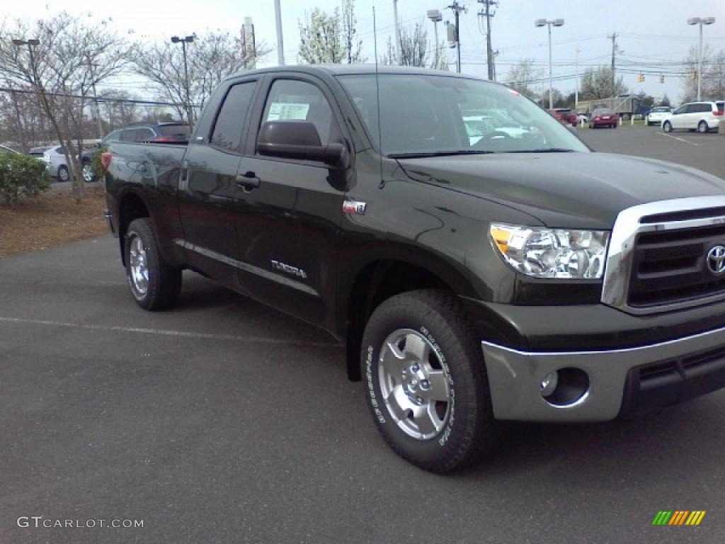 2010 Tundra TRD Double Cab 4x4 - Spruce Green Mica / Black photo #3